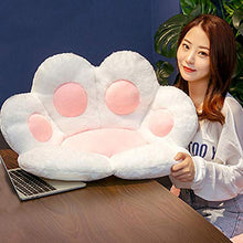 Foliner Cuscino Artiglio di Gatto Lazy Sofa Mat Caldo Delicato sulla Pelle Cuscino con Schienale Cuscino per Sedia da Ufficio per Il Personale Dell'ufficio, Poltrona Letto per Camera da Letto