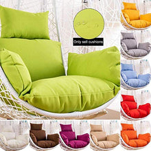 SEN-qiaolu Cuscino per Sedia A Sdraio in Rattan in Vimini Cuscino per Sedia A Dondolo Cuscino per Sedia A Forma di Uovo Addensato Cuscino per Sedia A Sdraio Sospeso Antiscivolo E Lavabile