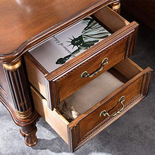 Comodino Legno Solido Comodino Rustico Retro Comodino da Letto Governo di immagazzinaggio di immagazzinaggio Armadio Arredamento Moderno (Colore : Marrone, Dimensione : 55x45x58cm)