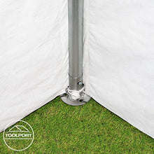 TOOLPORT Tendone per Feste Gazebo 3x6 m Bianco PE ca. 180 g/m² Impermeabile Protezione UV Tenda Giardino Sagre Eventi Mercati Esterno