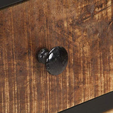 vidaXL Credenza 85x30x80 cm in Legno Massello di Mango Grezzo
