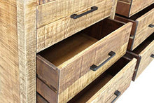 Milani Home s.r.l.s. cassettiera con Sei cassetti in Legno di Design Moderno per Salotto Cucina Sala da Pranzo cm 100x45x83 h