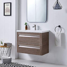 ATUM HOME - Mobiletto da parete con lavabo, guardaroba, con 2 cassetti, grande, 800 mm