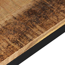 Festnight- Panca in Legno Massello di Mango 110x35x45 cm