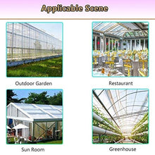 Telone Telo Ricoperto In Plastica Vegetale - Telo Trasparente In PVC Antipioggia Con Occhielli, Per Piante Grasse Da Giardino (Size : 2×4m)