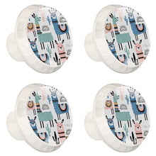 Maniglie per cassetti Manopole per cassetti Manopole rotonde Confezione da 4 per armadietto, cassetti, cassettiere, cassettiere ecc - Lama disegnata a mano