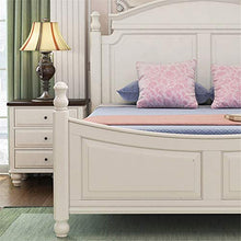 Comodino Camera da Letto mobili in Legno Bianco 3 cassetti Comodino Comodino Cabinet per Divano Letto Camera da Letto (Color : White, Size : 61x42x68.5CM)