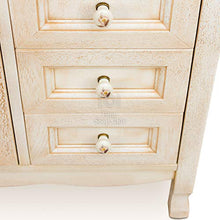 Shop Chic Arredo bagno 85 cm mobile bagno decapato specchio pensile classico