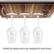 Rehomy - Scaffale da appendere per bicchieri di vino, per cucina, soggiorno, espositore