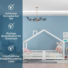 GYF Rete del Letto Struttura Letto Legno per Letto Bed Bed Bed Bed Bed Bed Bed Pine House Letto per Bambini 90 X 200 Cm Senza Materasso, Bianco