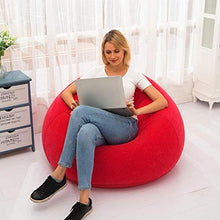 Luminiu - Sgabello per divani Gonfiabile in PVC Colore: Rosso