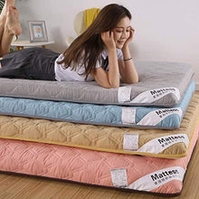 Z&HA Tatami Tappetino, 5 cm di Spessore Tappetino futon MattressTopper Tradizionale Giapponese futon ispessite Queen Size Standard Dimensione Dorm,E,80x190cm