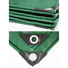 Telone in Tela Cerata Resistente Impermeabile con Telo Cerata Verde Resistente, Copertura in Tela Cerata di qualità Premium con Occhielli per Mobili da Giardino, Piscina, Auto, Camion (Size : 5 * 7M)