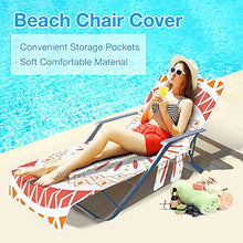 Sdfsa - Coprisedia portatile per piscina, con tasche laterali, per prendisole, per piscina, sdraio, per vacanze