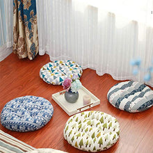 YunNasi - Cuscino rotondo per sedia in cotone per interni ed esterni, 40 cm × 40 cm (Style1)