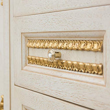 SHOP CHIC arredo bagno mobile con lavabo in stile barocco avorio e oro