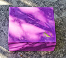 The Rolling Box Glossy Violet 170 Viola Laccato Lucido Scatola per Fumatori con Luce