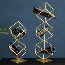 Leifeng Tower Classico Wine Rack Metallo Materiale Creativo Wine Rack Wine Rack casa Piazza Ferro Bottiglia di Vino Rack Lattice