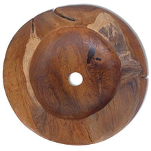 Lingjiushopping - Lavabo in teak massiccio, 50 cm