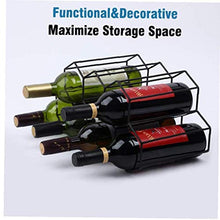 Vino Wine Rack bagagli Holder 7 Bottle Holder Wine Rack Tribuna Protector controsoffitto libero basamento del Wine Rack