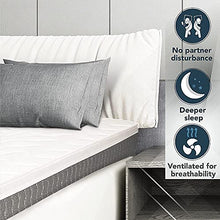 TEENO Materasso deluxe da 140 x 190 cm, spessore 18 cm, in memory foam e gel
