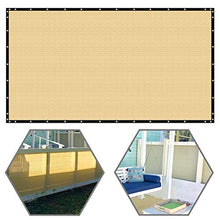 Balcone Protezione Ponte E Recinzione Schermata Privacy Parabrezza Protezione UV Cinghie Incluse Ombrellone Esterno for Appartamenti, Prati, Piscine (Color : Yellow, Size : 1.8x8m)