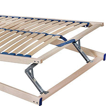 Malie Rete a doghe di Legno Olympus, Testa e Piedi, 28 Listelli, 140 x 200 cm