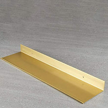 ZCCL Mensola portaoggetti per Doccia a Parete in Ottone da 40 cm Accessori da Bagno in Oro Spazzolato