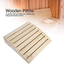 Cuscino di sauna di legno, sauna comoda pratica del poggiatesta del cuscino della stanza di sauna