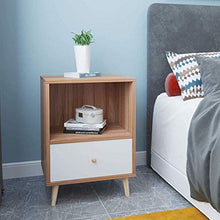 LMYTech Comodino Set di 2, Comodino Comodino in Legno MDF Camera da Letto con cassetto