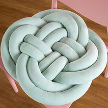 lffopt Cuscini Decorativi Bambini Cuscino Knot Cuscino Bianco Annodato Cuscino per Nodi Cuscini Decorativi Cuscino Morbido Cuscino Annodato Grigio Green
