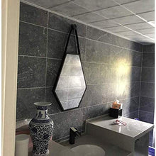 Chenbz Specchio per Il Trucco Semplice Esagonale, Muro per Il Bagno Specchio Creativo Specchio da Bagno Specchio da Bagno a Muro Specchio da Parete