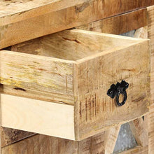 FAMIROSA Credenza 60x30x76 cm in Legno Massello di Mango