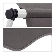 Relaxdays 10023701_832 Tenda da Sole per Balcone a Manovella Regolabile Resistente agli UV Poliestere Larghezza 250 cm Grigio