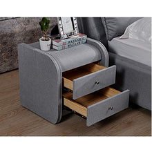 Comodino in Tessuto, con cassetto Ripiani e cassetto Moderno Semplice Armadio Camera da Letto Armadio Mini FANJIANI