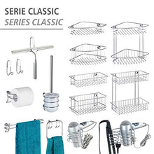 WENKO Portaoggetti Classic, Acciaio, 24 x 6.5 x 14 cm, Cromo