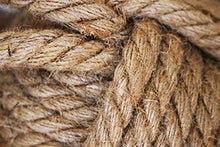 Tappo porta pesato su sfere in corda naturale rustica pesante