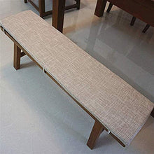 Cuscino per Panca Lunga Cuscino per Panca da Giardino per Esterni Cuscino Antiscivolo per Patio per Altalena, Divano, mobili, Sala da Pranzo, 2-4 posti (D, 30x100x3cm)