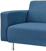Martina Home Custodia di Divano Elasticizzato 2 posti, Tessuto, 30 x 40 x 6 cm 30x40x6 cm Blu Hostess