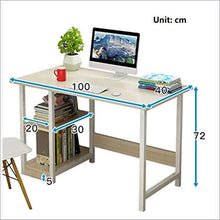 JINPENGRAN Scrivania da Tavolo Desktop Home Simple Desk,100 * 40cm