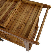 Limal Servierwagen Carrello da Servizio, Marrone, 94 x 55 x 15 cm
