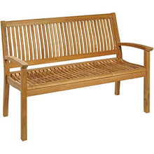 CENTRAL PARK - Panca da giardino Aloisa Teck, 128 cm