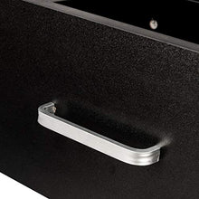 Yyqx Comodino Comodino 2X Comodino con cassetto Mobili Camera Comodino Bagagli Nero Comodini Letto