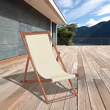 Aktive 61027 Sdraio Pieghevole in Legno Acacia Garden 59x100x94 cm