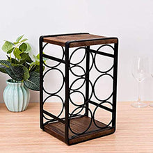 ASDFY Espositore per Vino retrò Espositore per Bottiglie Portabottiglie Portabottiglie impilabile a 3 Livelli Home Restaurant Bar Espositore per Vino