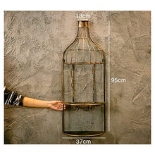 LHQ-HQ Ferro Wine Rack Retro Bar Decorazione differente Style37 X 95 X 18 Centimetri
