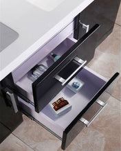 Simba Srl su Mobile Bagno ARREDO Bagno Malibu Nero 120 CM con Doppio LAVABO E RUBINETTI Inclusi