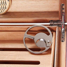 Auoeer Noce humidor Cigar Box Mostra Una Piccola Finestra Trasparente Cigar Cabinet