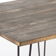 Indhouse - Tavolo stile industriale da ristorante di design Loft in metallo e legno Chicago