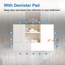 Aicait Specchio da Bagno 120 x 70 cm, Specchio LED con Illuminazione con Interruttore Touch e Funzione Anti-appannamento, Bianco Fredda 6000k
